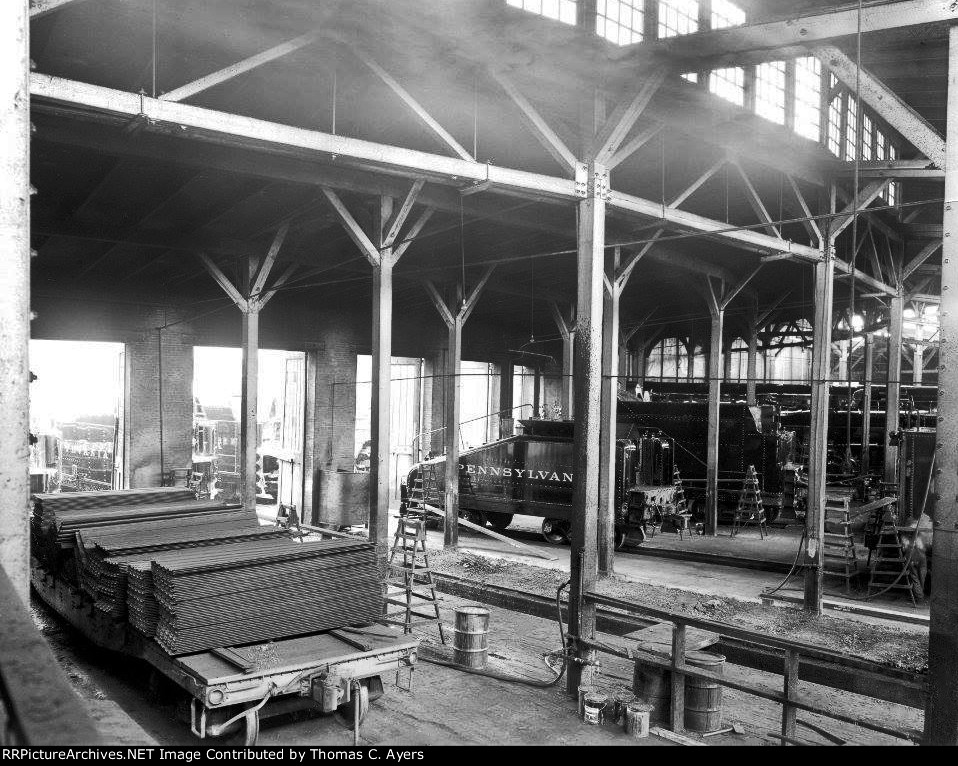 PRR Finishing Roundhouse, c. 1934